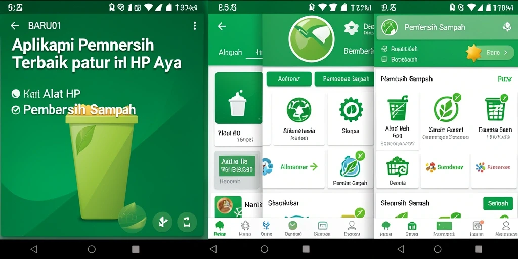 Antarmuka intuitif BARU01 untuk pembersihan sampah yang efisien.