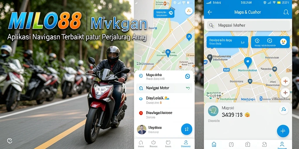 Screenshot antarmuka MILO88 menampilkan fitur Navigasi Motor yang praktis.