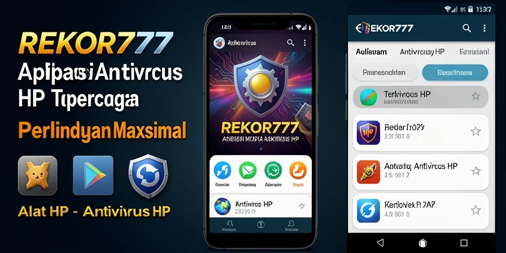 Tampilan antarmuka REKOR777 yang sederhana dan fungsional untuk perlindungan antivirus.