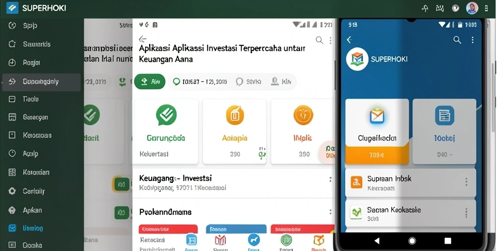 Antarmuka pengguna SUPERHOKI yang intuitif dan menarik untuk investasi.
