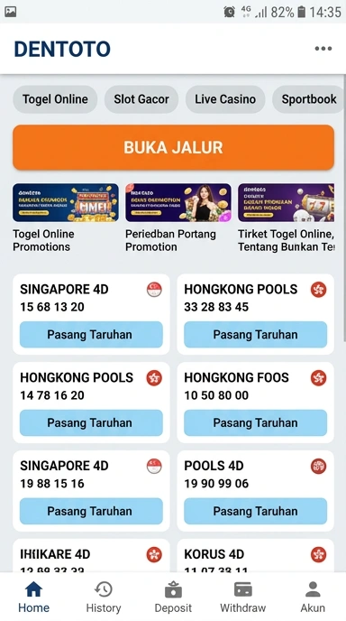Link Alternatif Resmi dentoto untuk Pengguna Android